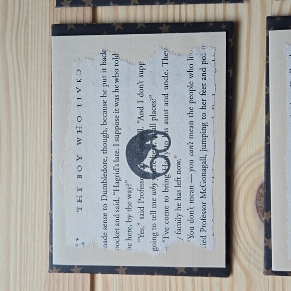 Handmade Mini Harry Potter Inspired Boxed Cards Set - Picture 3 of 16